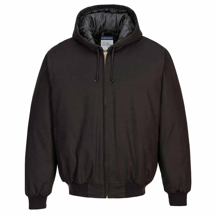 Portwest DC801 DuraDuck Work Quilt Lined Hooded Jacket