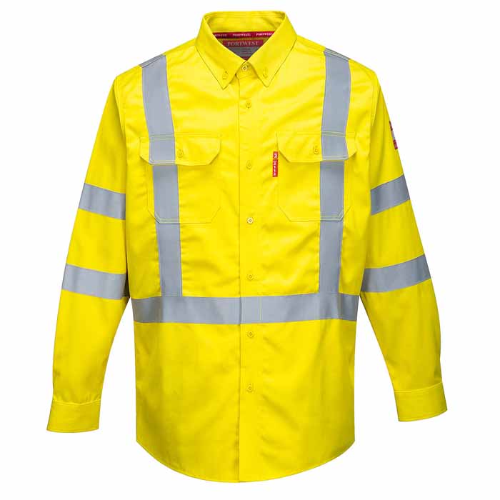 Portwest FR95 Bizflame 88/12 FR Hi-Vis Shirt