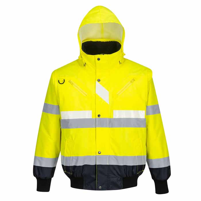 Portwest G465 Glowtex 3-in-1 Bomber Jacket