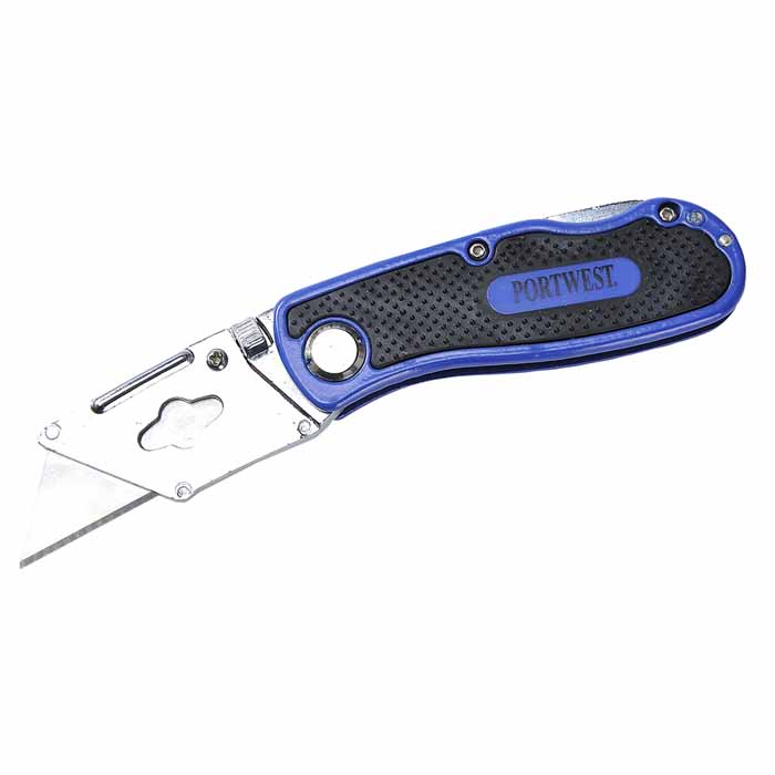 Portwest KN30BLU Portwest Folding Utility Knife