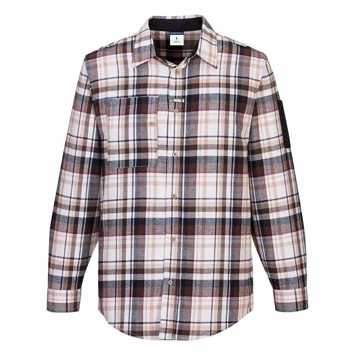 Portwest KX370 KX3 Plaid Work Shirt