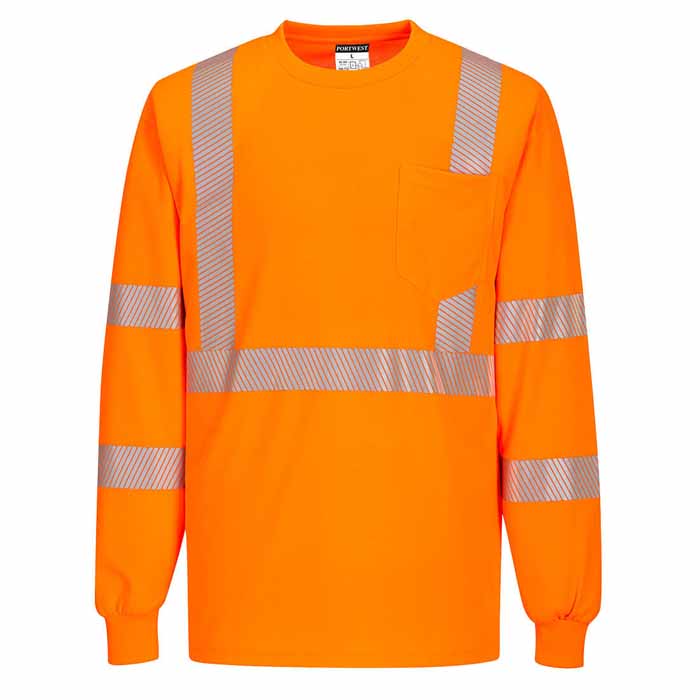 Portwest S195 Segmented Tape Long Sleeve T-shirt