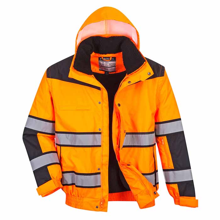 Portwest UC466 Hi-Vis Classic Bomber Jacket	