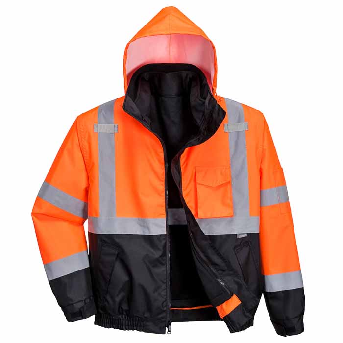 Portwest US365 Hi-Vis Premium 3-in-1 Bomber