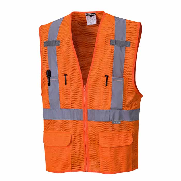 Portwest US370 Atlanta X Back Hi-Vis Vest