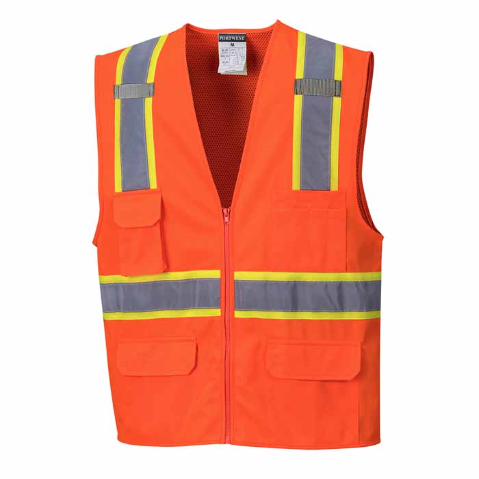 Portwest US372 Jackson Contrast Hi-Vis Vest