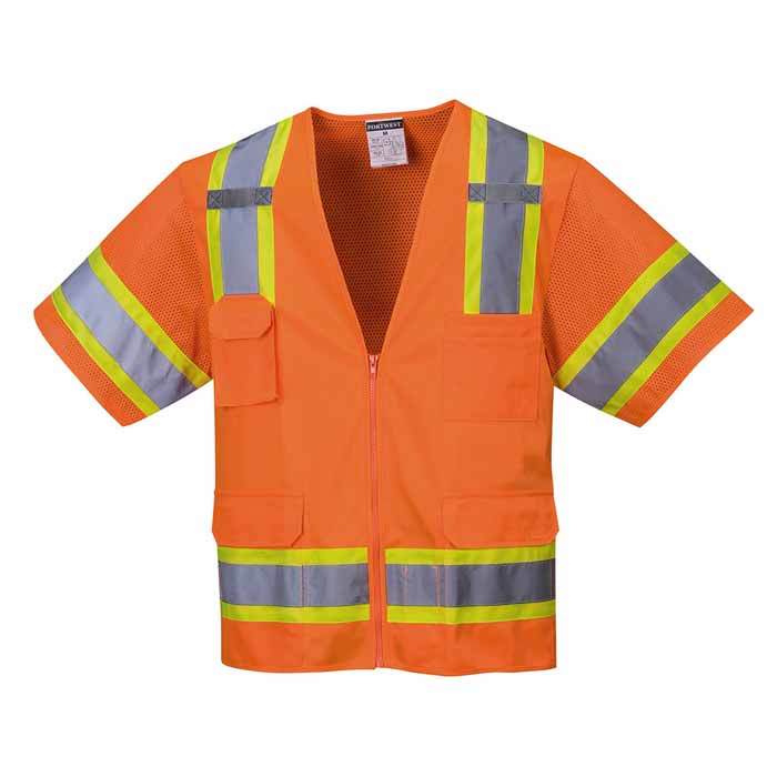 Portwest US373 Aurora Sleeved Hi-Vis Vest