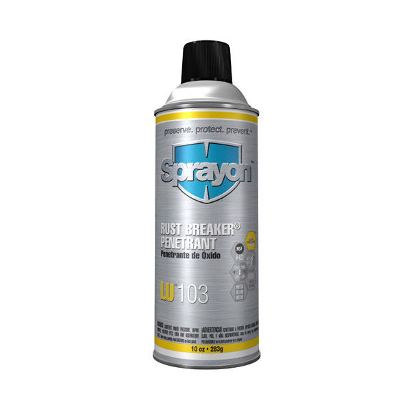 Sprayon LU103 Rust Breaker Heavy-Duty Rust Penetrant - SC0103000 Case of 12