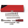 Wright Tool 223 1/4 Drive 23 Piece 6 Point Standard & Deep Socket Set