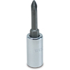 Wright Tool 2265 1/4 Drive #1 Phillips Screwdriver Bit & Socket