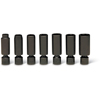 Wright Tool 333 3/8 Drive 7 Piece Deep Universal Power Socket Set 3/8-Inch - 3/4-Inch