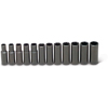 Wright Tool 461 1/2-Inch Drive 12 Piece 6 Point Metric Deep Impact Socket Set 10mm - 21mm