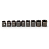 Wright Tool 609 3/4 Drive 9 Piece Standard Impact Socket Set 3/4-Inch - 1-1/4-Inch