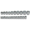 Wright Tool 624 3/4 Drive 24 Piece 12 Point Standard Metric Socket Set, 19mm - 60mm