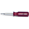 Wright Tool 9180 3/16" x 5/16"  #1P x #2 P Four-Way Flip Screwdriver